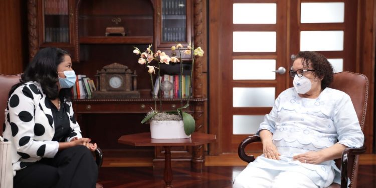 Procuradora General y directora del Conani revisan agenda de protección de la niñez y la adolescencia