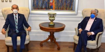 Ministro del MESCYT y presidente del Senado analizan perspectivas de educación superior