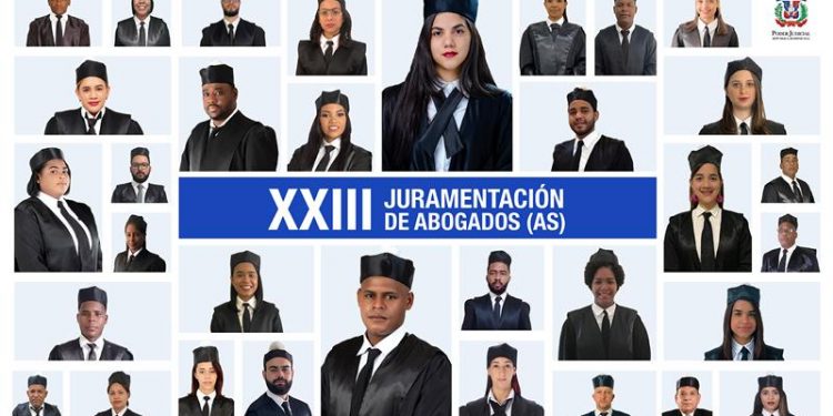 Pleno de la Suprema Corte de Justicia juramenta 700 nuevos profesionales del Derecho.