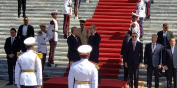 Abinader recibe a su homólogo de Colombia Iván Duque