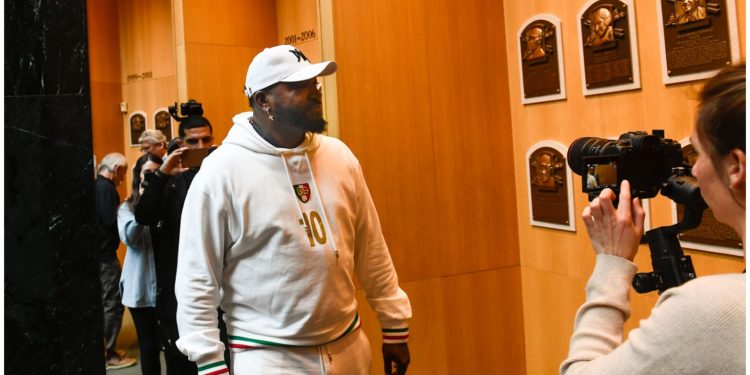 David Ortiz visitó el Salón de la Fama de Grandes Ligas