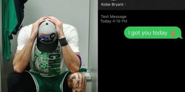 Tatum envió mensaje de texto a Kobe Bryant antes de eliminar a Miami