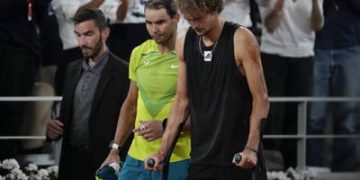 Nadal regresa a la final del Abierto de Francia tras lesión de Zverev