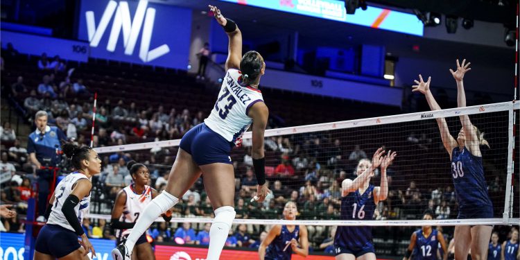 Estados Unidos vence a RD en inicio Liga de Naciones de Voleibol