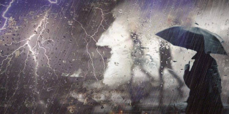 Aguaceros con tormentas eléctricas para la tarde