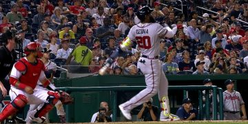 Ozuna la saca y Bravos hilan 12da victoria seguida, Vladi comanda ofensiva de Toronto