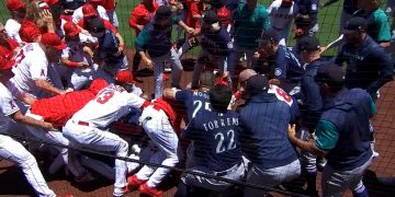 Hay 12 suspendidos tras la riña en Anaheim