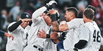 Judge selló remontada de Yankees, Adames pega su jonrón 15 de la temporada