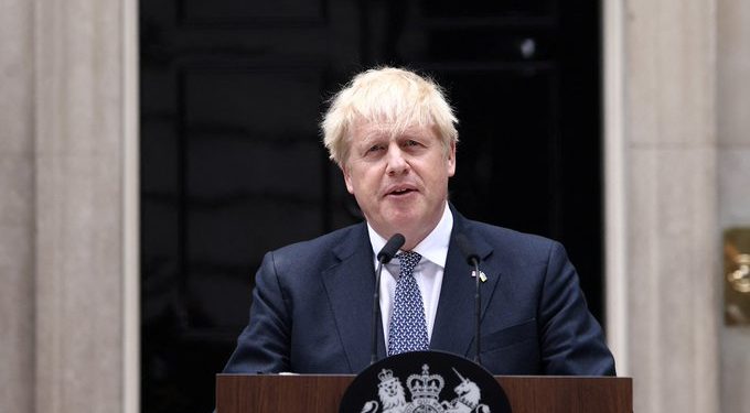 Boris Johnson anuncia su dimisión como primer ministro británico