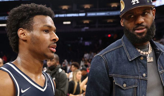 LeBron, Bronny nunca discutieron el plan de jugar juntos en la NBA