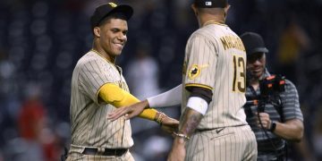 Machado y Soto la sacan en réves de San Diego, Atléticos amarran los bates de los Yankees