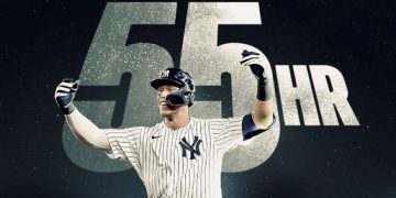 Judge empalma su jonrón 55 de la campaña, Castillo impone un récord de ponches de Marineros