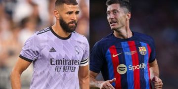 Benzema y Lewandowski, el duelo del gol en el Clásico entre Real Madrid y Barcelona