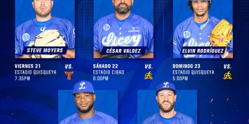 Licey anuncia su rotación para los próximos partidos
