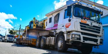 Obras Públicas instaló por 45 días sus equipos en trabajo continuo en el municipio Sabana Grande de Boyá