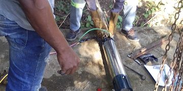 INAPA instala nuevo motor de bombeo en el distrito municipal Gonzalo